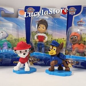 Paw Patrol Ryder Everest Zuma Chase Marshall Mini figurine Spin Master Lot 5 Toy